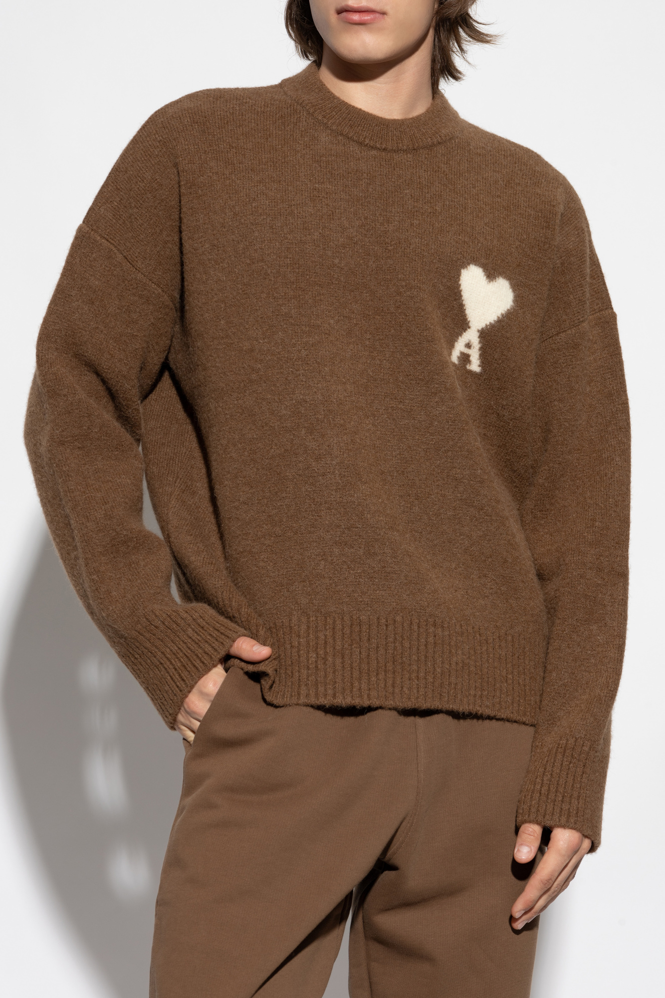 Ami Alexandre Mattiussi Sweater with logo | Men's | Vitkac